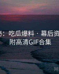 独家揭秘：吃瓜爆料 · 幕后资本推手 · 附高清GIF合集