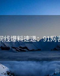 完整时间线爆料速递：91网客观复盘